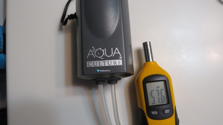 Aquaculture air pump decibel test