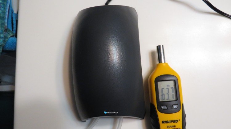 Tetra whisper air pump decibel test